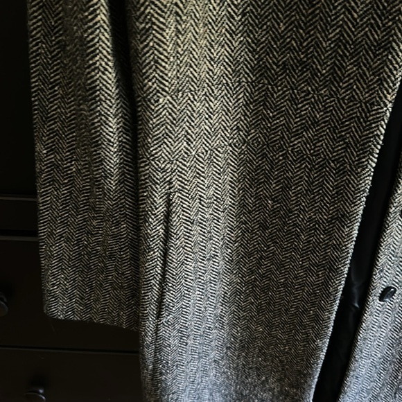 LOFT Black and Brown Trench Coat - Picture 3 of 6